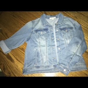 Ladies large denim jacket
